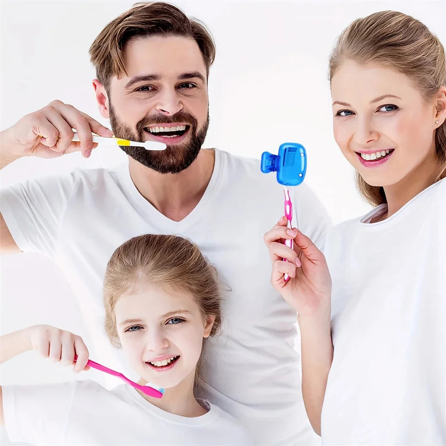 Protège-Brosse à Dents de Voyage – Lot de 2 | Hygiénique, Respirant & Réutilisable
