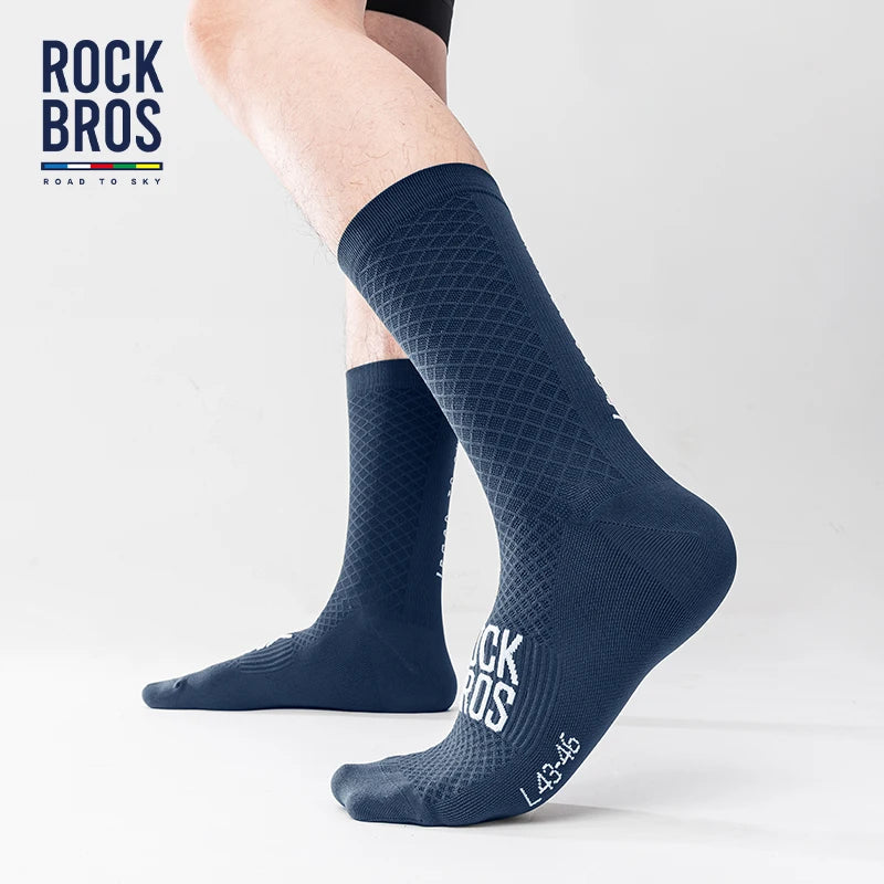 Chaussettes de Cyclisme ROCKBROS Road to Sky – Respirantes & Haute Élasticité