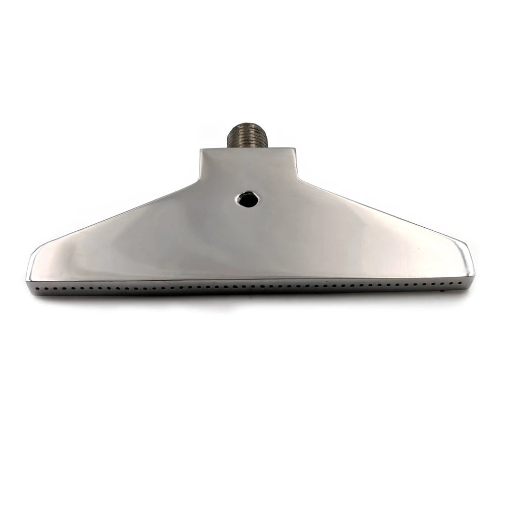 110mm 1/4" Stainless Steel Air Knife Nozzle, Flat Fan Compressed Air Blowing Nozzle for Industrial Drying, Cleaning, Cooling