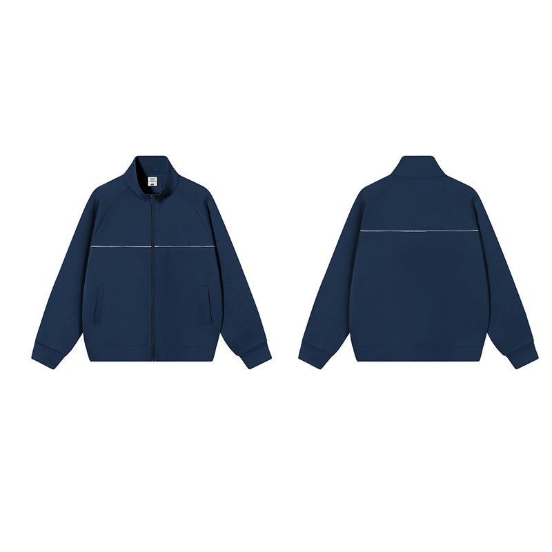 Veste Zippée Col Montant — Homme