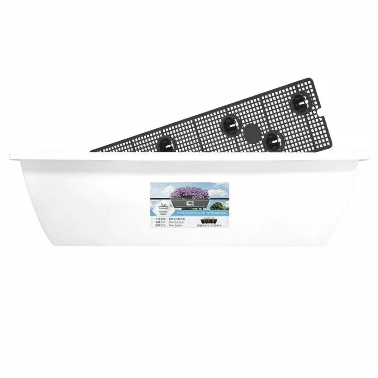 Bac à Plantes Rectangulaire avec Arrosage Automatique – Bac Balcon Longue Durée | -15% 🌿