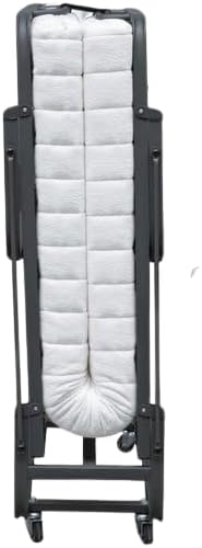 Lit pliant invité Sleepking Sarah – 90x200 cm – Mousse froide, tête de lit réglable, housse de protection – 150 kg