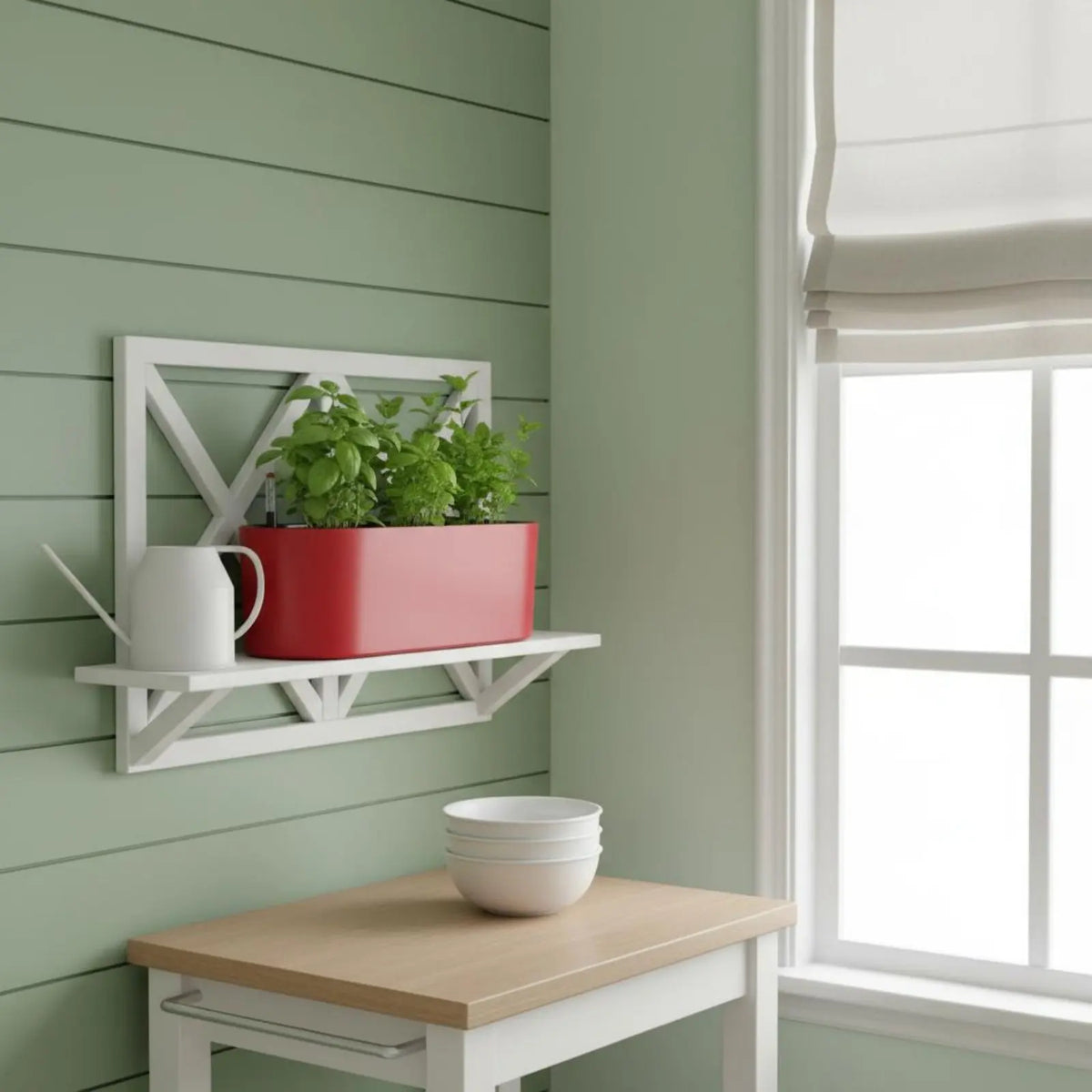 Pot de Fleurs Rectangulaire avec Pieds – Arrosage Automatique, Mural & Balcon | Design Minimaliste