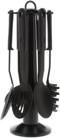 Set de 6 Ustensiles de Cuisine Pradel Excellence – Nylon Noir, Support Rotatif, Lave-Vaisselle