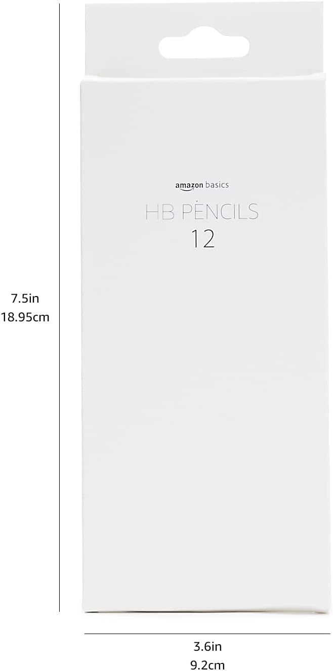 Amazon Basics PHB-30 voorgeslepen HB houten potloden, oranje