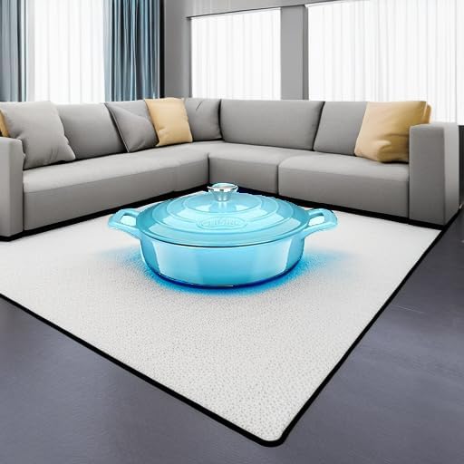 Cocotte Ovale en Fonte Émaillée La Cuisine – 5 L, Canneberge, Bouton Doré, Induction