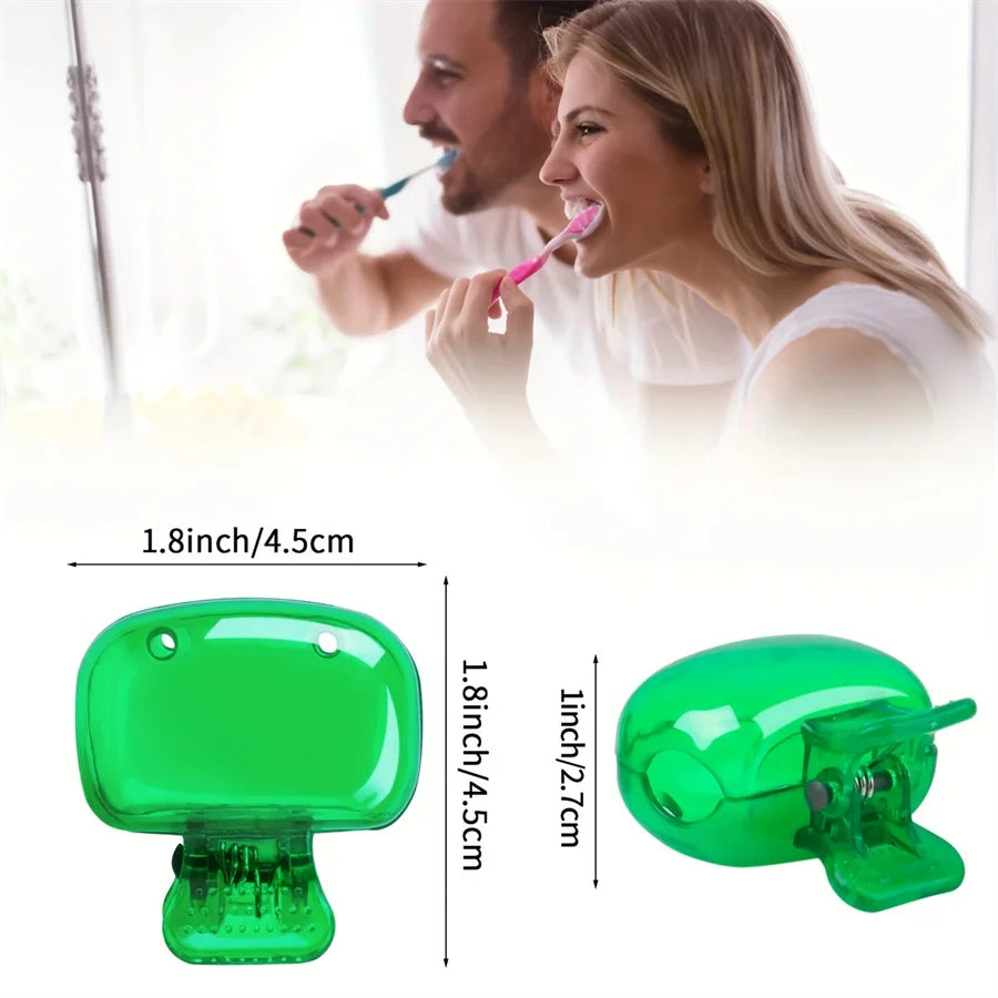 Protège-Brosse à Dents de Voyage – Lot de 2 | Hygiénique, Respirant & Réutilisable
