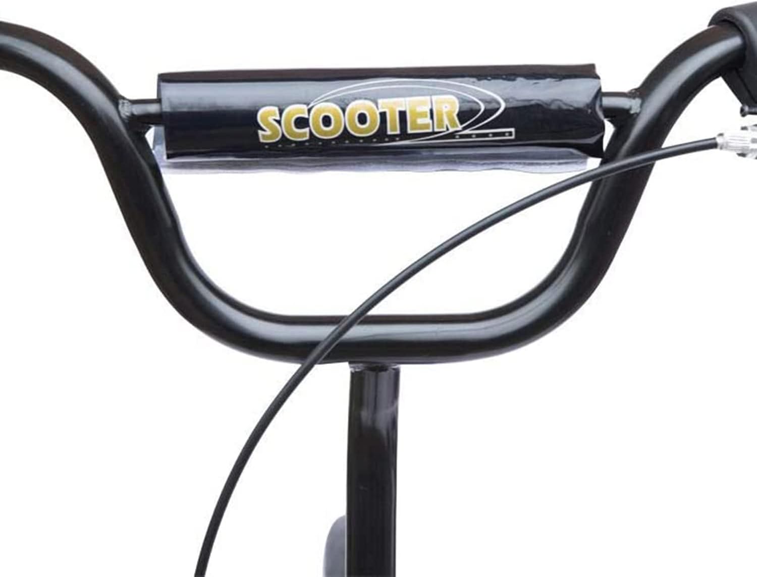 HOMCOM Scooter met banden, 30 cm, hoogte verstelbaar stuur, handgreep rem en standaard