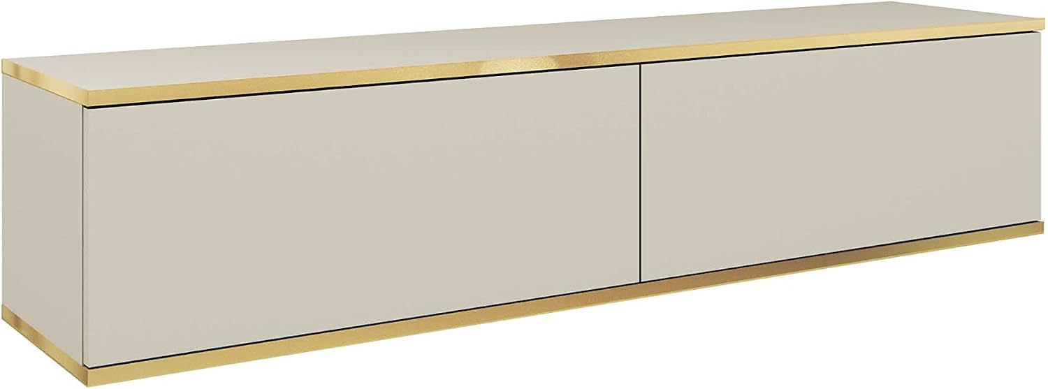Meuble TV Mural Design | Ouverture Push-to-Open | 175 x 30 x 32 cm