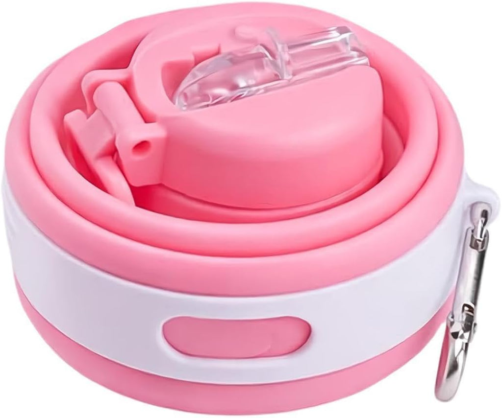 Gourde Pliable | Gourde Camping Étanche et avec Paille,Bouteille D'Eau Portable | Pour La Pêche La Randonnée Le Camping Le Cyclisme Trajets Quotidiens Course À