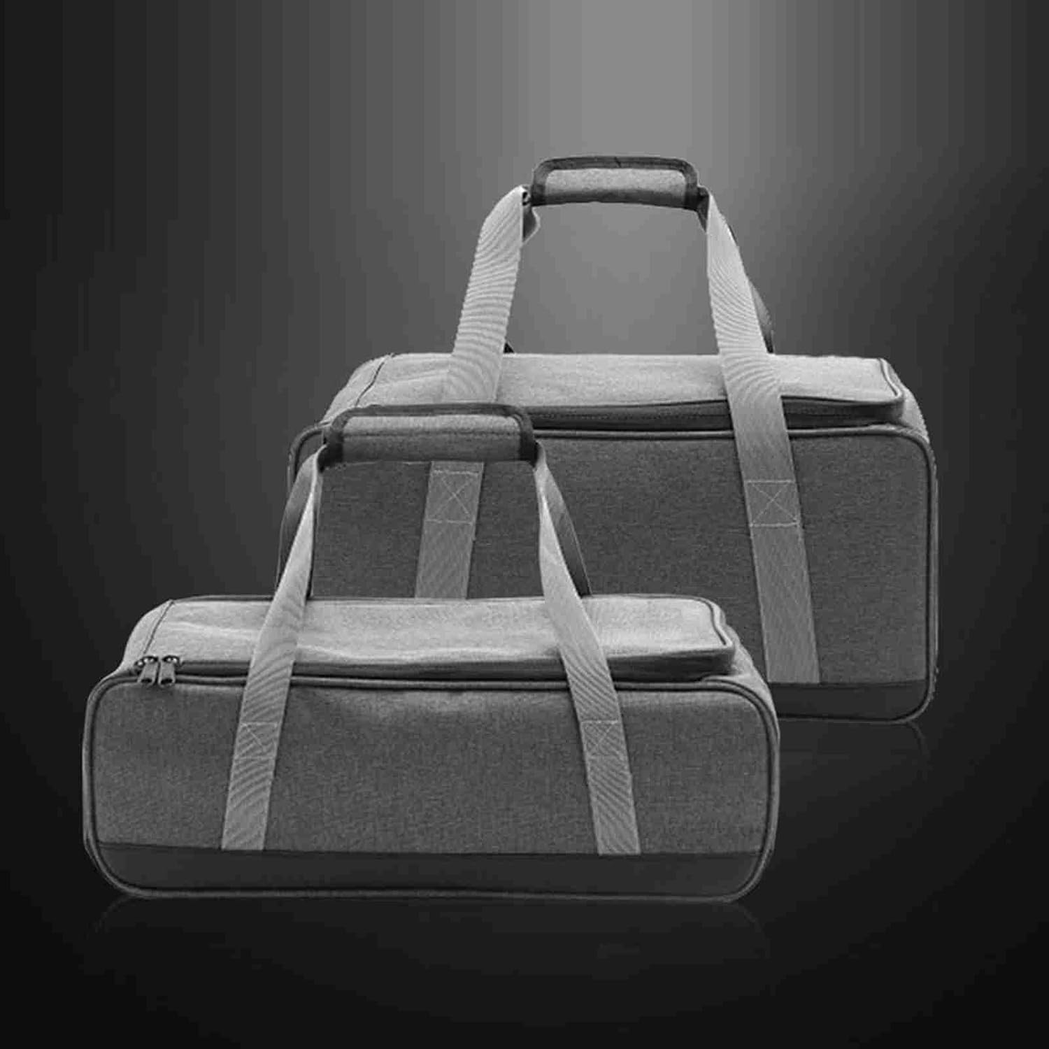 GOWENIC Fourre-tout de Camping Robuste |Sac de Rangement pour Cuisine Extérieure avec Séparateurs Réglables pour Ustensiles de Cuisine et Cuisinière