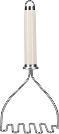 Presse-Purée KitchenAid Acier Inoxydable – Manche Ergonomique Antidérapant, Crème Amande