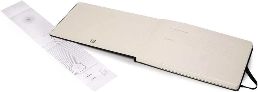Moleskine Art Collection, aquarelalbum (tekenboek, hardcover, papier geschikt voor aquarelpotloden en verf, groot formaat 13 x 21 cm, 72 pagina's) zwart