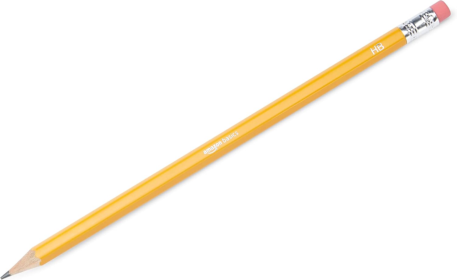 Amazon Basics PHB-30 voorgeslepen HB houten potloden, oranje