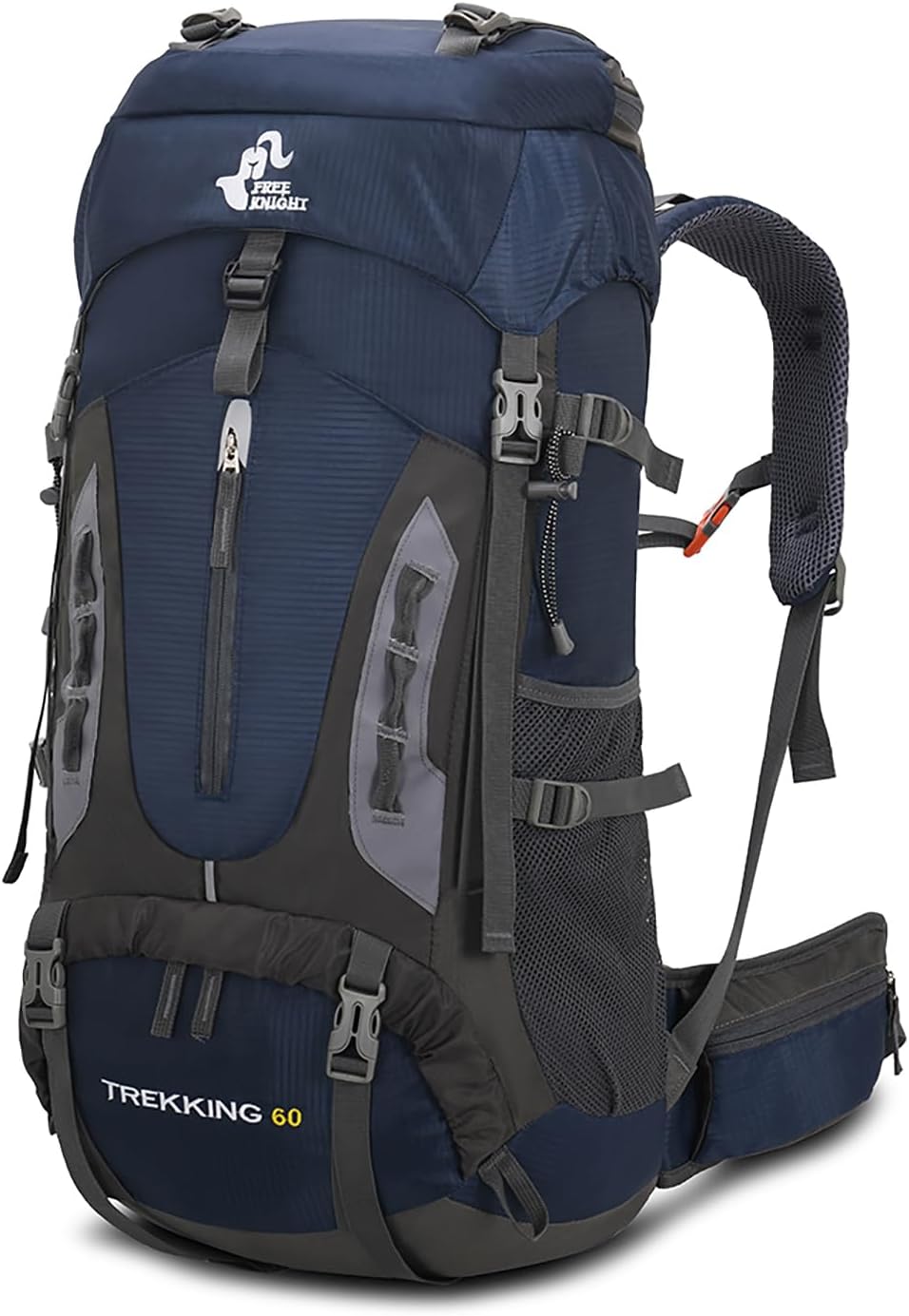 Bseash Waterdichte lichtgewicht wandelrugzak 60 liter Militair Groen
