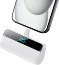 Feob Mini powerbank 5200 mAh voor iPhone 17/16 serie, PD 3A, snel opladen, USB C, powerbank met lcd-display, compatibel met iPhone 17/16/15 Plus Pro Max, Samsung S25/S24, telefoons