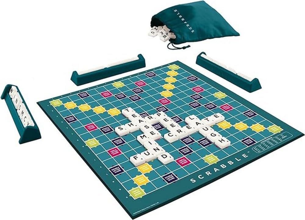 Mattel Games - Y9668 - Mattel Scrabble Junior - Gezelschapsspel voor kinderen vanaf 6 jaar