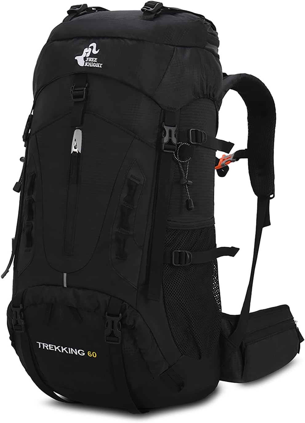 Bseash Waterdichte lichtgewicht wandelrugzak 60 liter Militair Groen