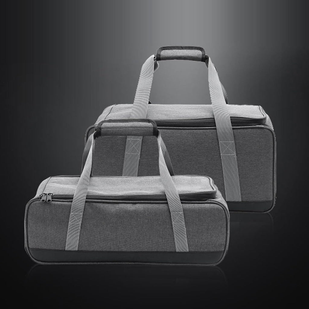 GOWENIC Fourre-tout de Camping Robuste |Sac de Rangement pour Cuisine Extérieure avec Séparateurs Réglables pour Ustensiles de Cuisine et Cuisinière