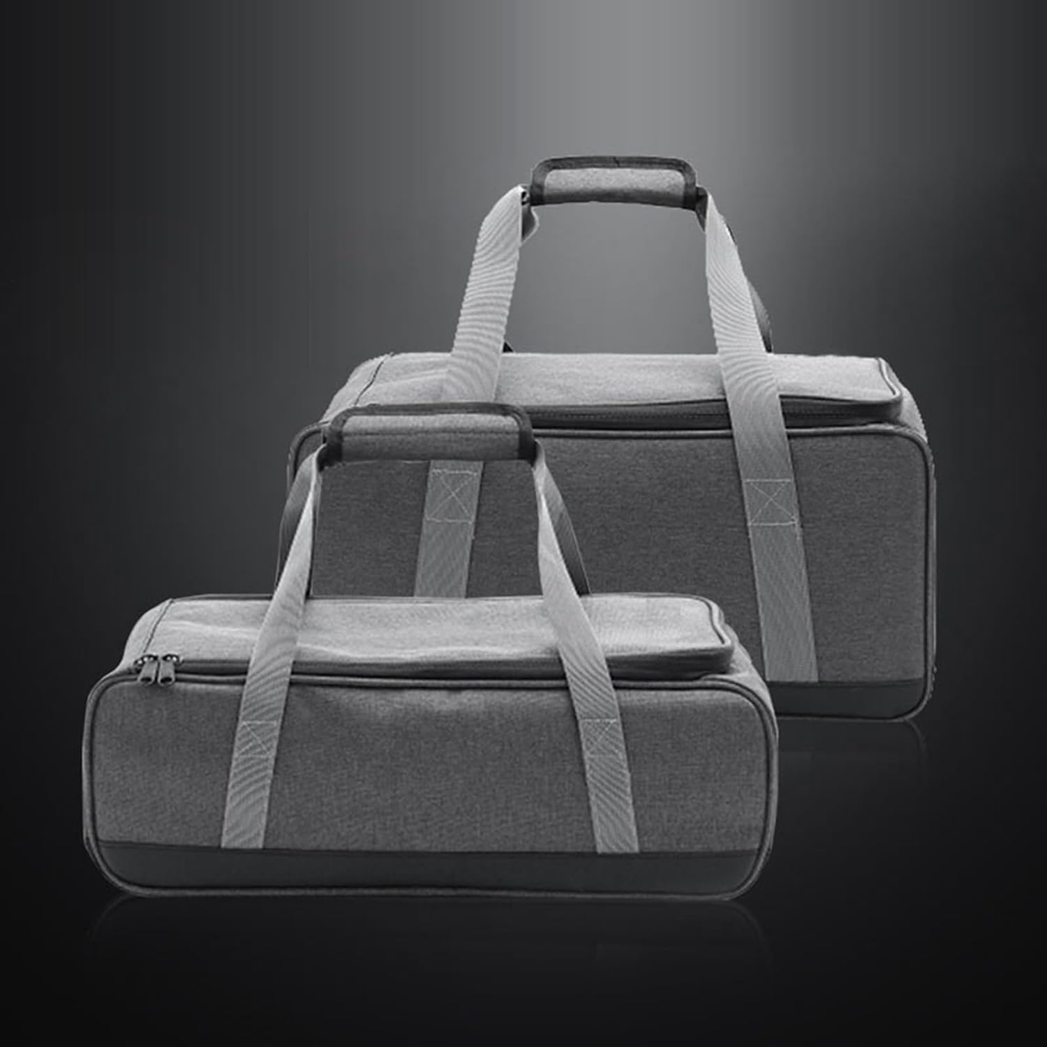 GOWENIC Fourre-tout de Camping Robuste |Sac de Rangement pour Cuisine Extérieure avec Séparateurs Réglables pour Ustensiles de Cuisine et Cuisinière