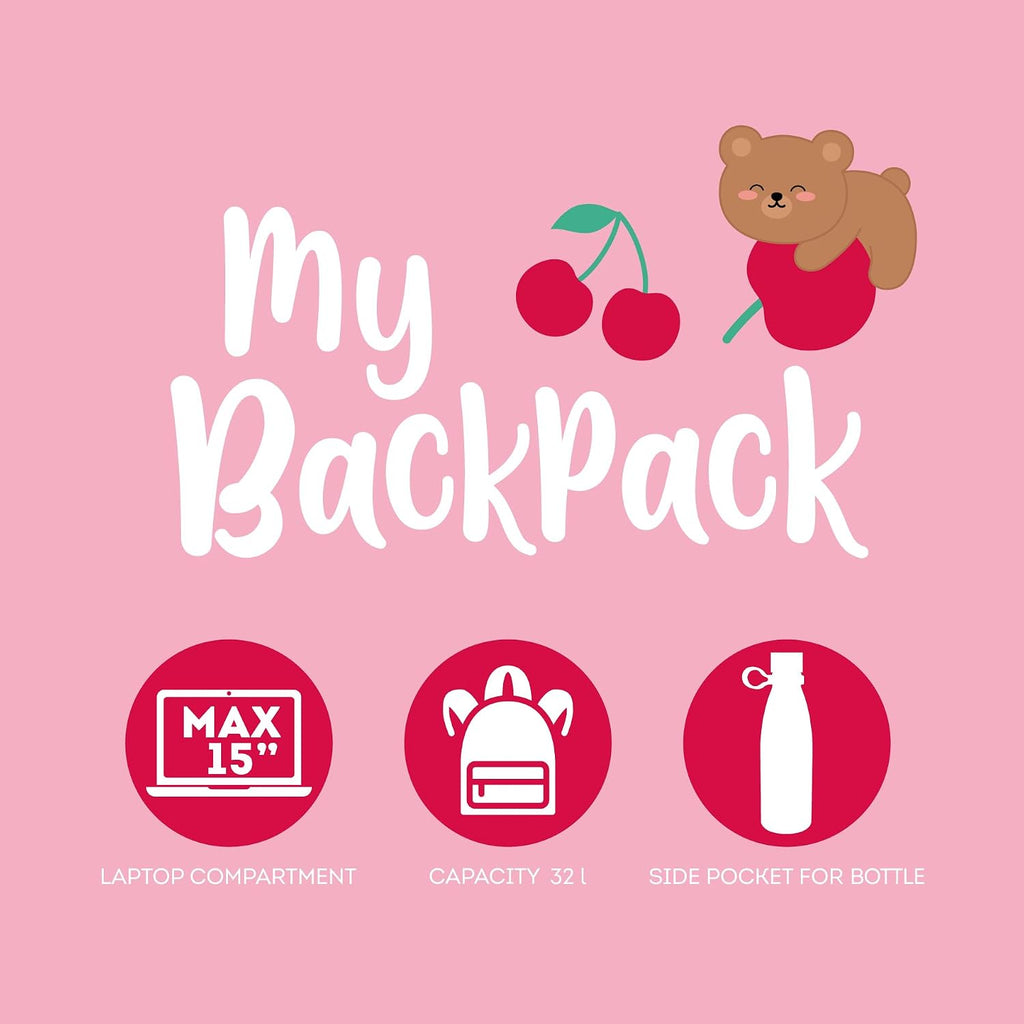 Legami My Backpack Rugzak voor kinderen, uniseks, 1 stuk, Groen, Casual