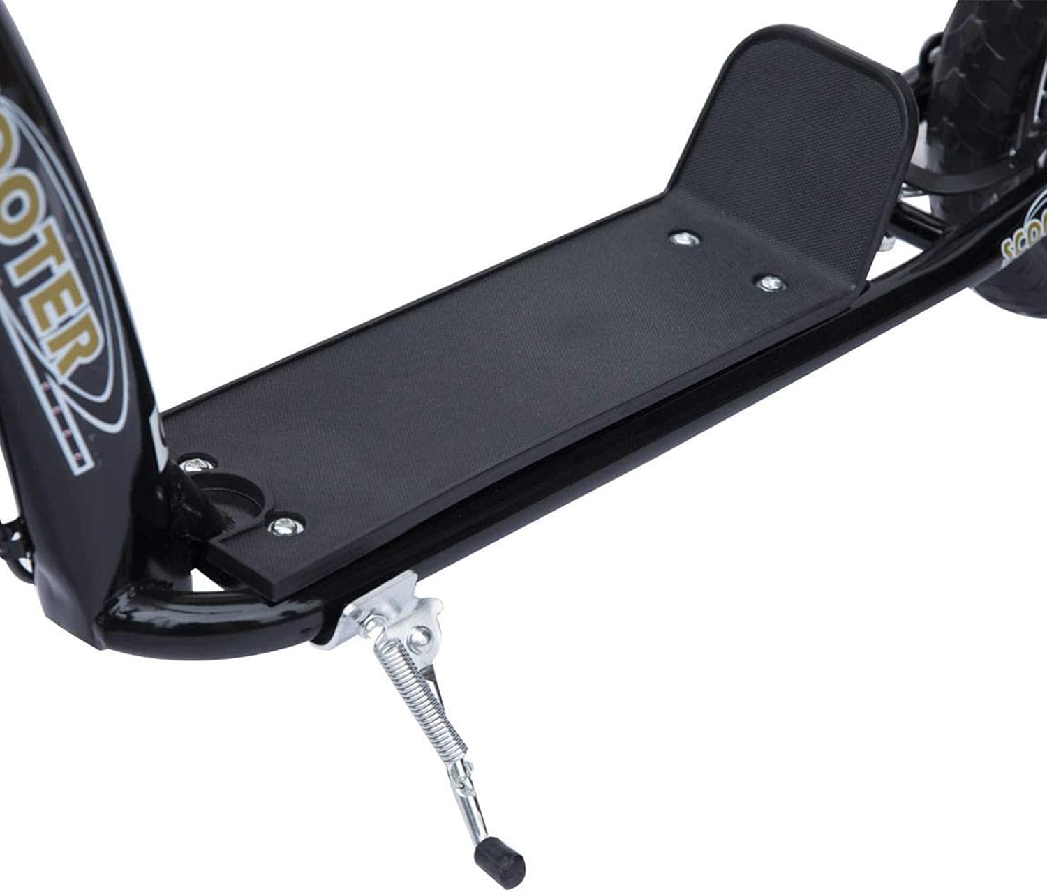 HOMCOM Scooter met banden, 30 cm, hoogte verstelbaar stuur, handgreep rem en standaard