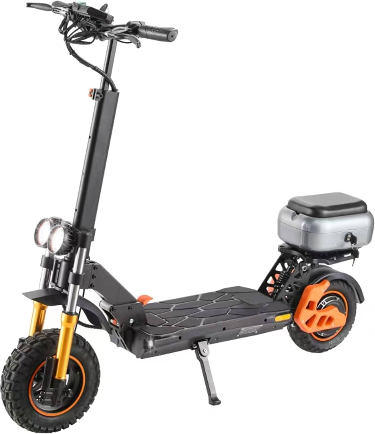 Trottinette électrique Haute Vitesse Pour Adultes, Moteur Puissant, Batterie 48 V 18 Ah, écran Haute Définition, Pneus De 10 Pouces, Large Plateforme, Compartiment De Rangement Arrière