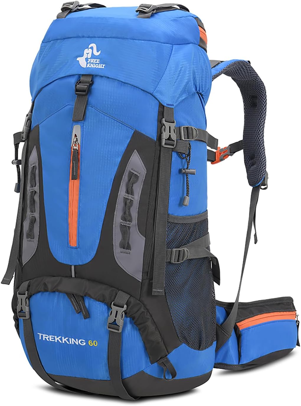 Bseash Waterdichte lichtgewicht wandelrugzak 60 liter Militair Groen