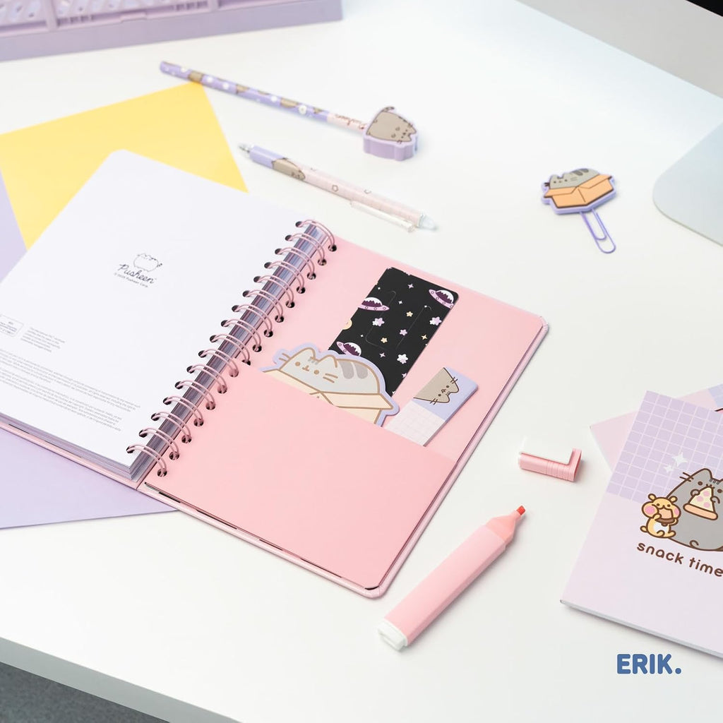 Grupo Erik - Pusheen Schoolagenda 2025 2026 | A5-formaat, schrijfwaren voor jongeren, schoolbenodigdheden, agenda 2025 2026 meisjes