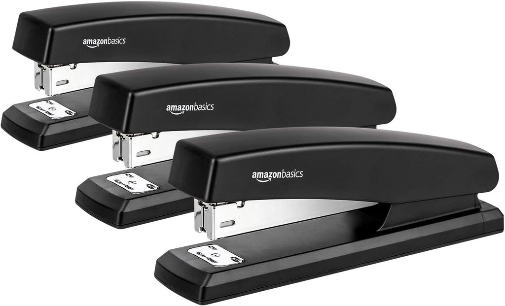 Amazon Basics nietjesmachine met 1000 nietjes, zwart