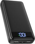 Externe accu, 26800 mAh, 22,5 W powerbank, draagbare batterij USB C ingang en uitgang PD3.0 QC4.0, snel opladen, draagbare oplader met lcd-display, compatibel met 16, 15, 14, 13 tablets enz.