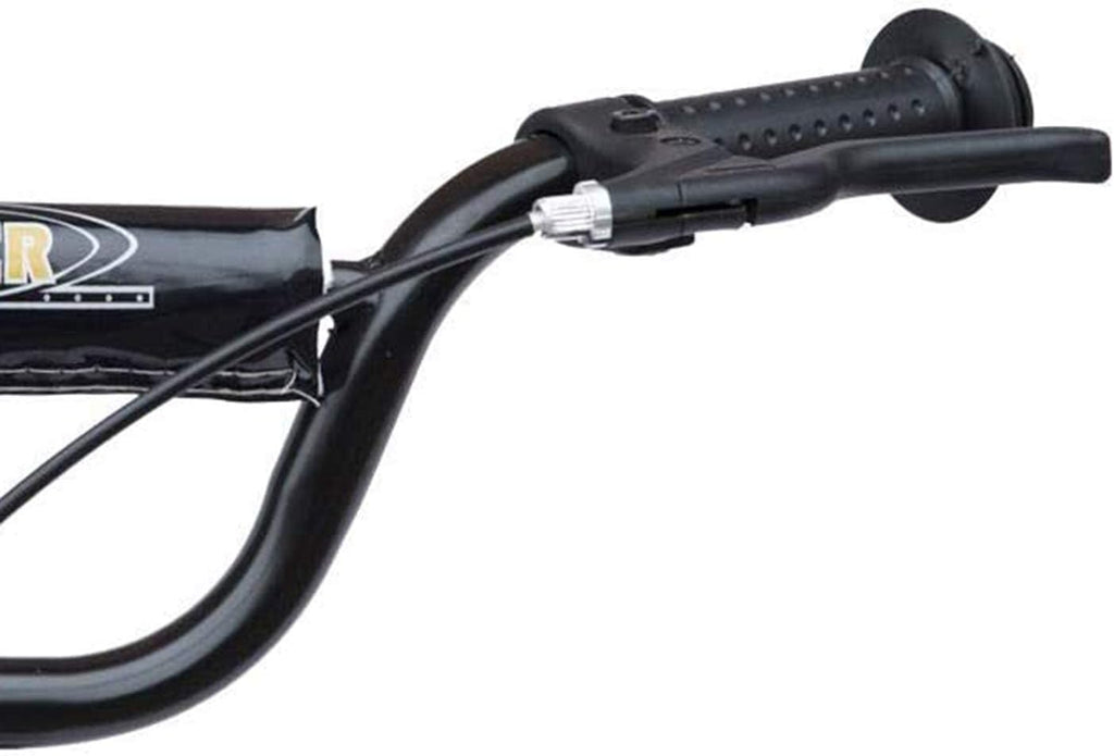 HOMCOM Scooter met banden, 30 cm, hoogte verstelbaar stuur, handgreep rem en standaard