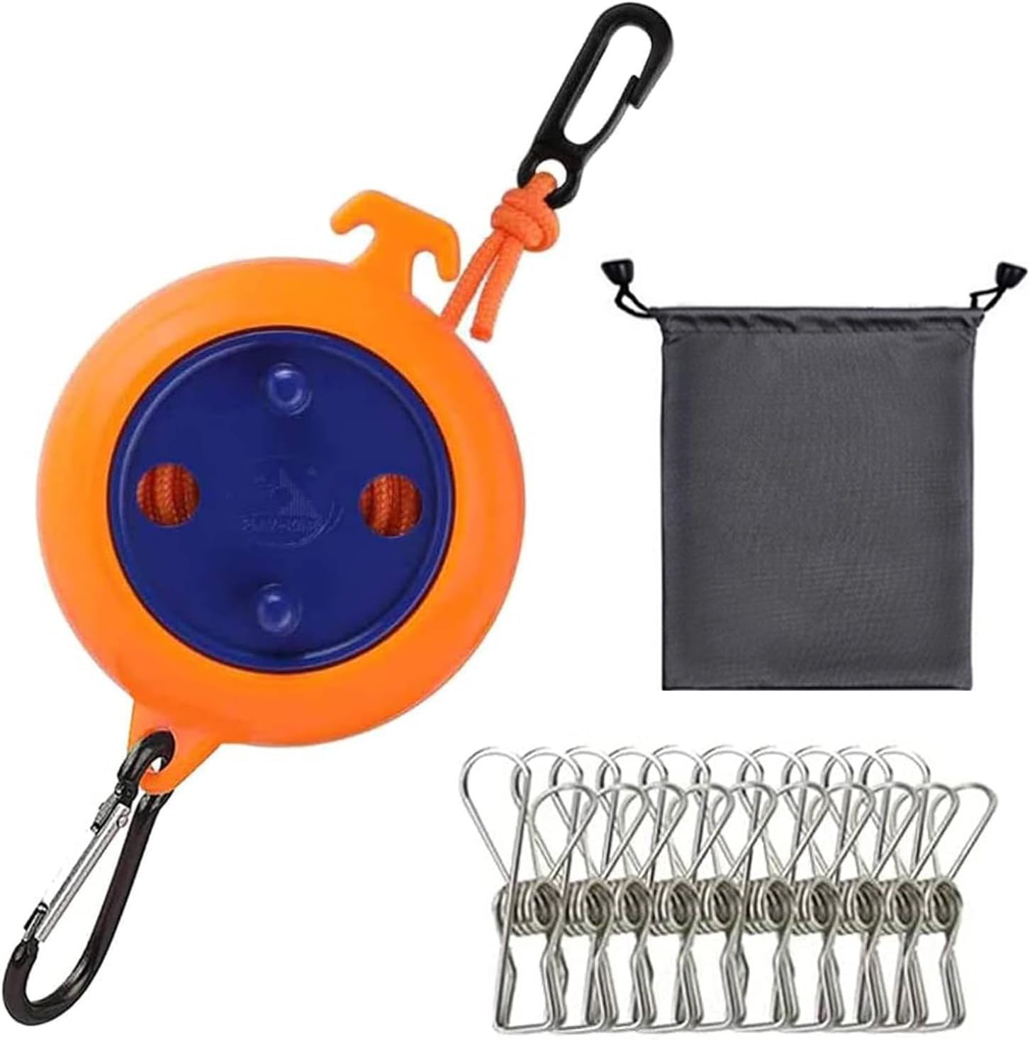 Étendoir à Linge Rétractable pour Camping