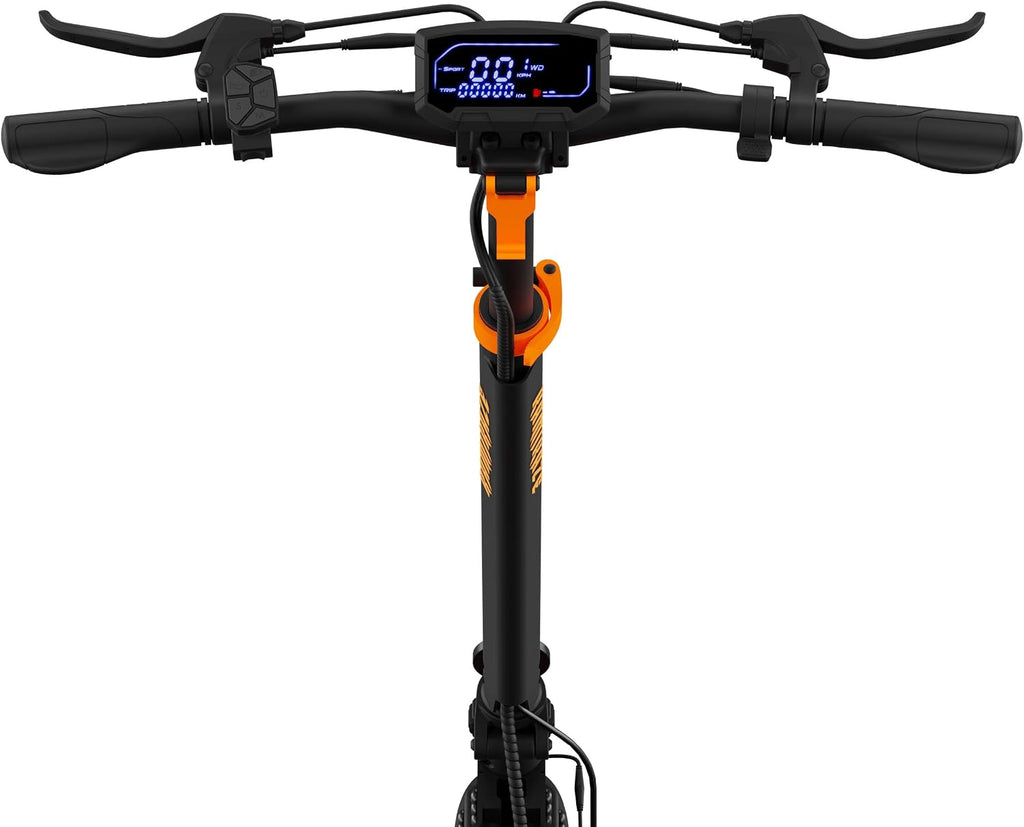 Kamikaze K1 Max Elektrische skateboard, dubbele motor, 2 x 1000 W, 52 V 20 Ah accu, bereik tot 80 km, snelheid 20 km/u, grote wielen, dubbele schijfrem, vering, IPX5