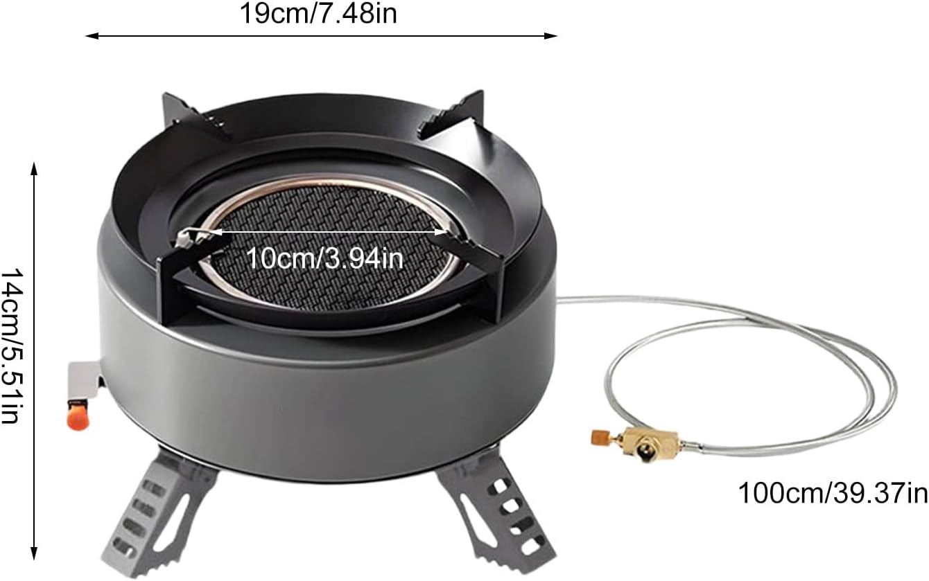 Réchaud de camping pour extérieur – Cuisine résistante – Réchaud de cuisine en plein air | pour randonnée et activités de plein air pour toute la