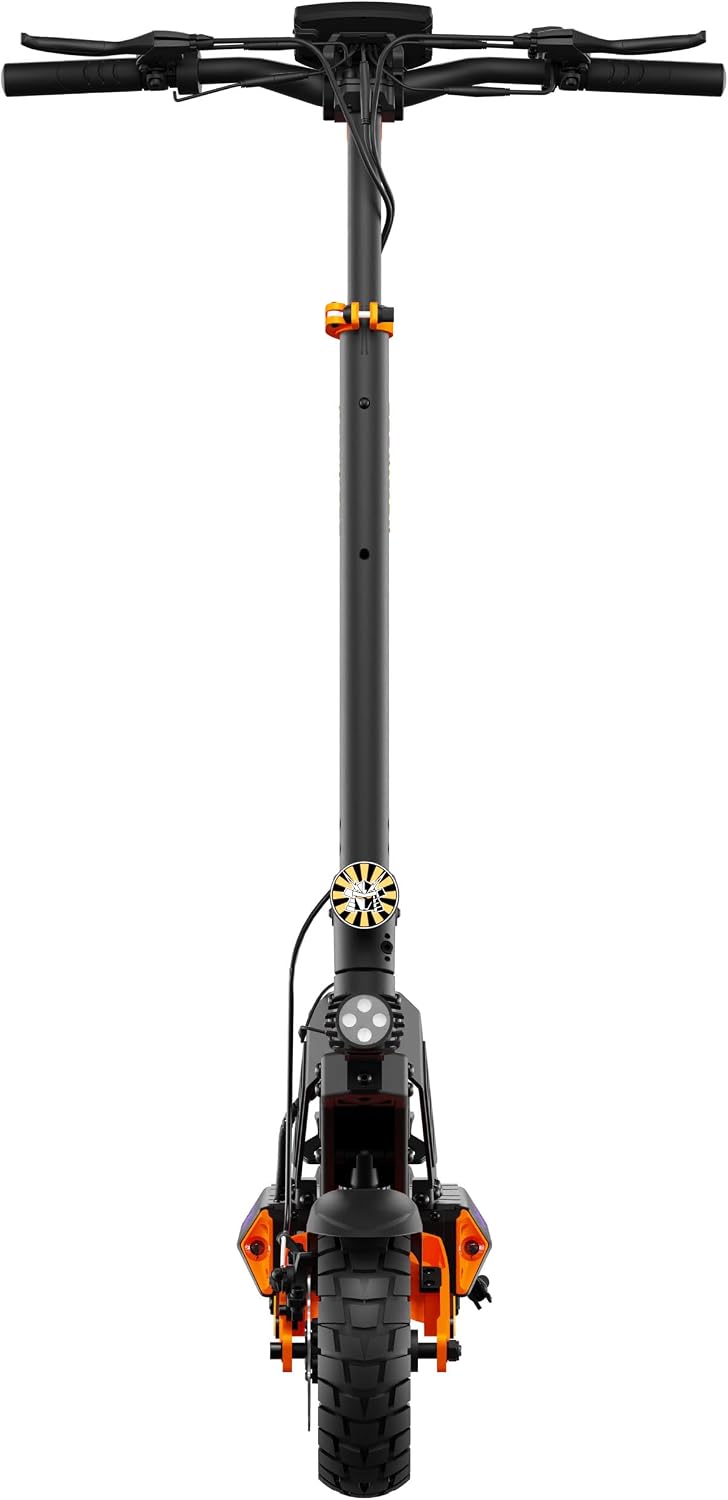Kamikaze K1 Max Elektrische skateboard, dubbele motor, 2 x 1000 W, 52 V 20 Ah accu, bereik tot 80 km, snelheid 20 km/u, grote wielen, dubbele schijfrem, vering, IPX5