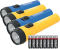 Energizer Eveready Led-zaklamp, 2 stuks, blauw en geel, krachtige zaklamp, lange batterijduur, batterijen inbegrepen, ideaal voor kamperen, wandelen, trailrunning, noodgevallen