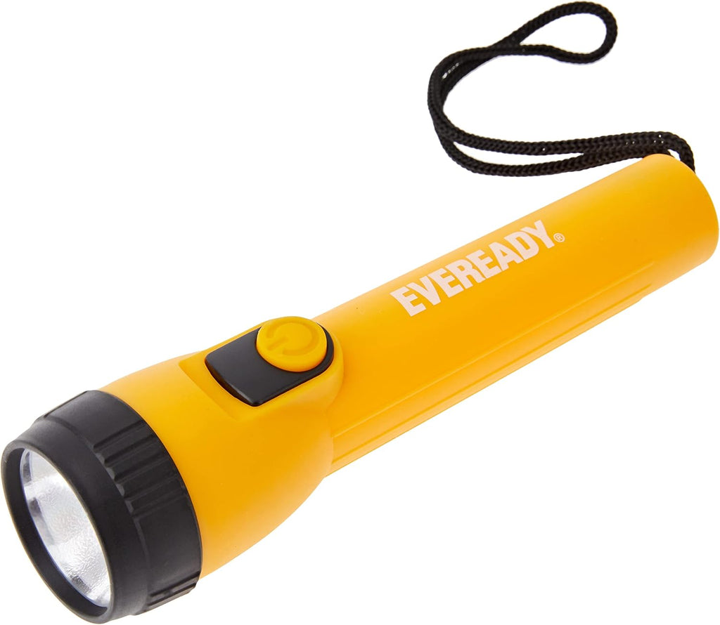 Energizer Eveready Led-zaklamp, 2 stuks, blauw en geel, krachtige zaklamp, lange batterijduur, batterijen inbegrepen, ideaal voor kamperen, wandelen, trailrunning, noodgevallen