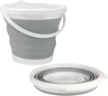 Beldray LA030191GRY Opvouwbare kom – intrekbare kom van kunststof, afwasbak, draagbaar, groenten wassen, servies, rechthoekige kom voor huishouden en keuken, camping, caravans