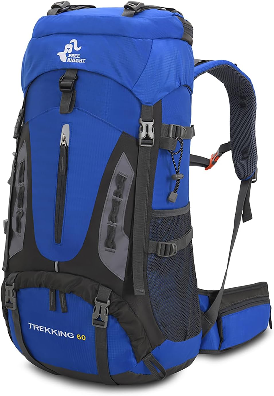 Bseash Waterdichte lichtgewicht wandelrugzak 60 liter Militair Groen