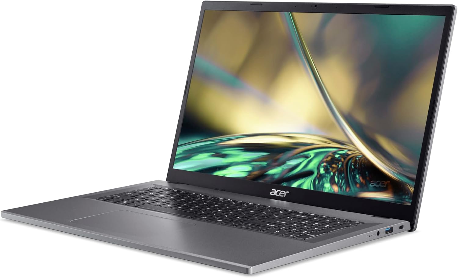 Acer Swift 1 A115-32-C3AK laptop, 35,6 cm (15,6 inch), Full HD, laptop (Intel Celeron N4500, 4 GB RAM, 128 GB eMMC, Intel UHD Graphics, Windows 11) - toetsenbord AZERTY (Frans), laptop Grijs