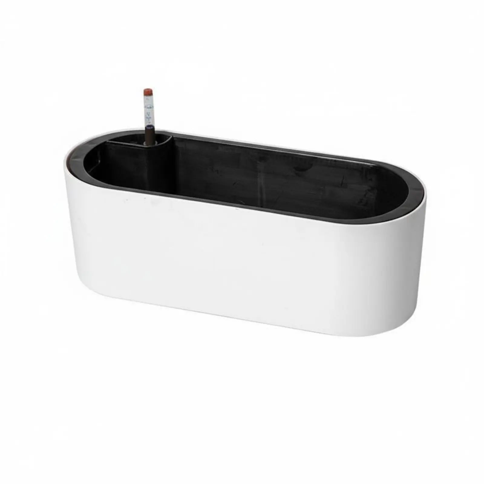 Pot de Fleurs Rectangulaire avec Pieds – Arrosage Automatique, Mural & Balcon | Design Minimaliste