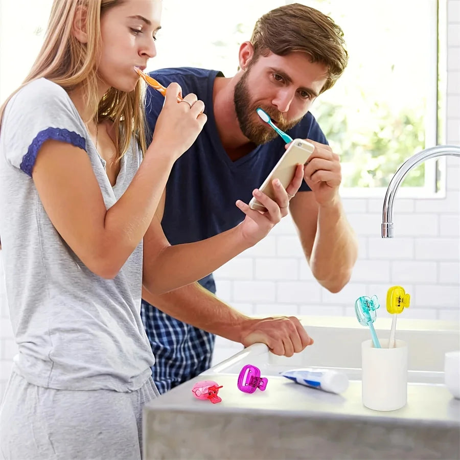 Protège-Brosse à Dents de Voyage – Lot de 2 | Hygiénique, Respirant & Réutilisable