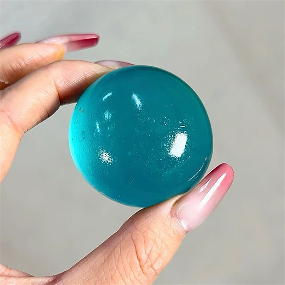 Blue Transparent Squishy Slow Resilience Stress Relief Anti Stress Sensory Fidgets Soft Material Simulate Sensory