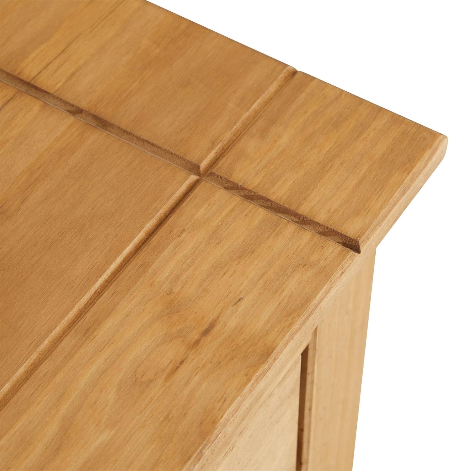 Buffet Campagnard IDIMEX Cancun – Pin Massif, 2 Portes & 2 Tiroirs, 93 x 81 cm