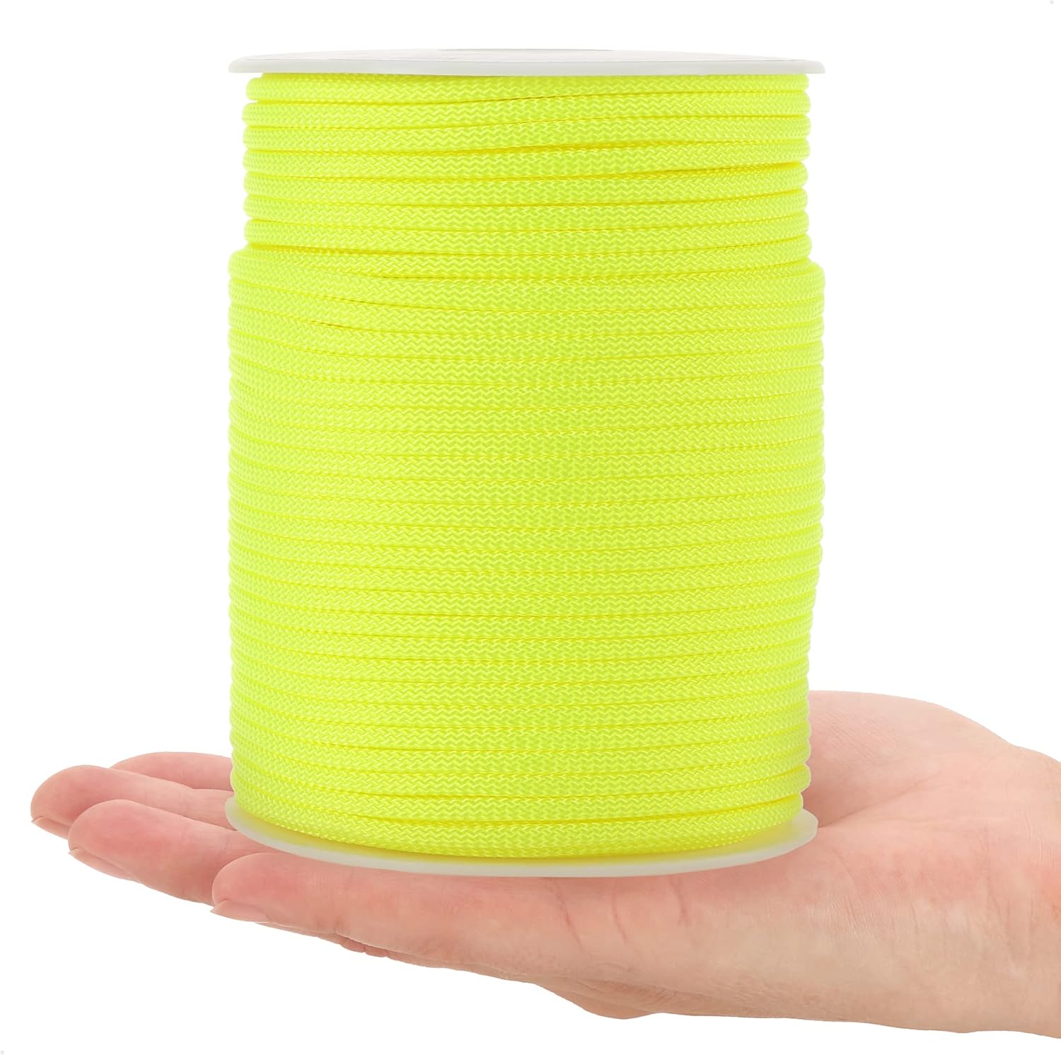 COM-FOUR® Paracord touw Ø 4 mm, 25 m - 7-voudig touw voor boten, camping, outdoor - nylon touw met een draagvermogen van 250 kg - tenttouw, scheerlijn, universeel touw