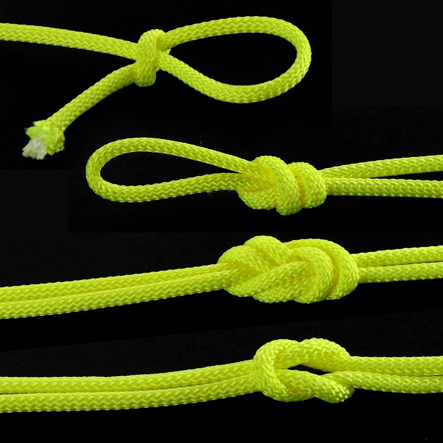 COM-FOUR® Paracord touw Ø 4 mm, 25 m - 7-voudig touw voor boten, camping, outdoor - nylon touw met een draagvermogen van 250 kg - tenttouw, scheerlijn, universeel touw