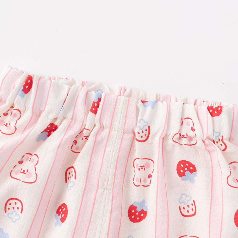 Cute Outerwear Pants for Babies, New Sleep Pants for Girls, Lightweight Mosquito-Proof Summer Pants