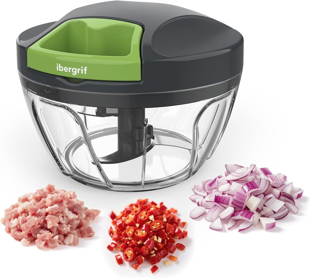 Hachoir Manuel Ibergrif — Multifonction, Sans BPA, 400 ml