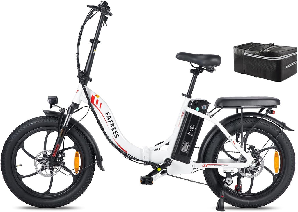 Fafrees F20 Elektrische vouwfiets 36 V 16 Ah accu 20 x 3,0 inch elektrische fiets bereik tot 60-130 km, 250 W Fatbike, Pedelec 25 km/u, opvouwbare elektrische fiets voor dames en heren